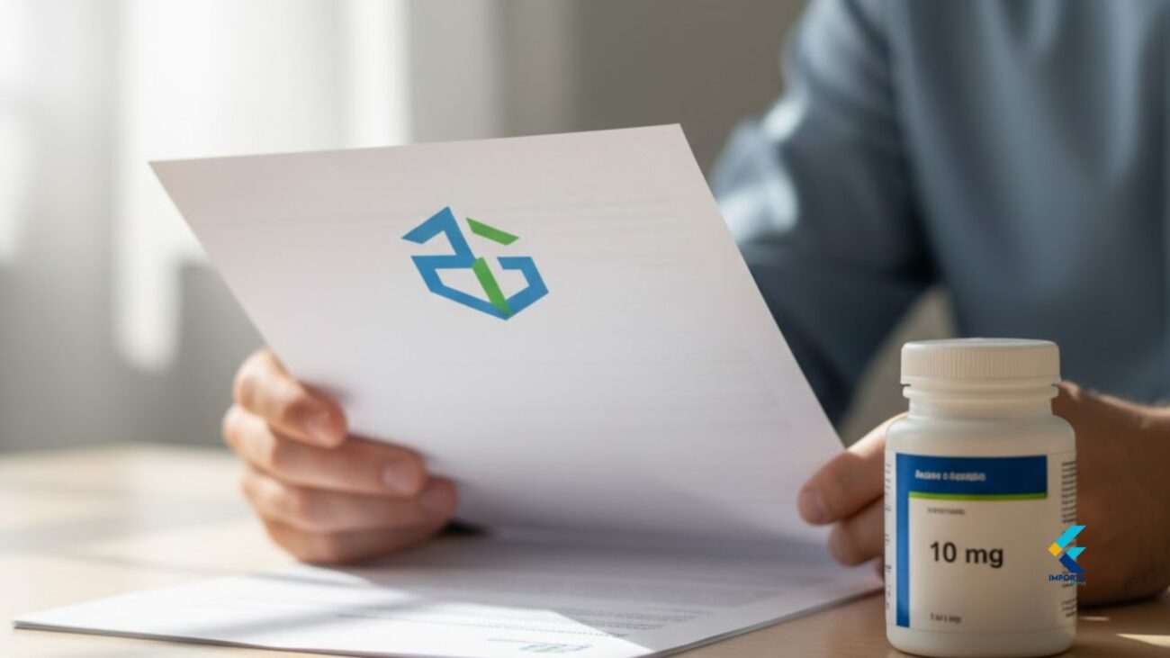 Paciente analisando documentos legais da Anvisa para o processo de como importar Cortef 10 mg